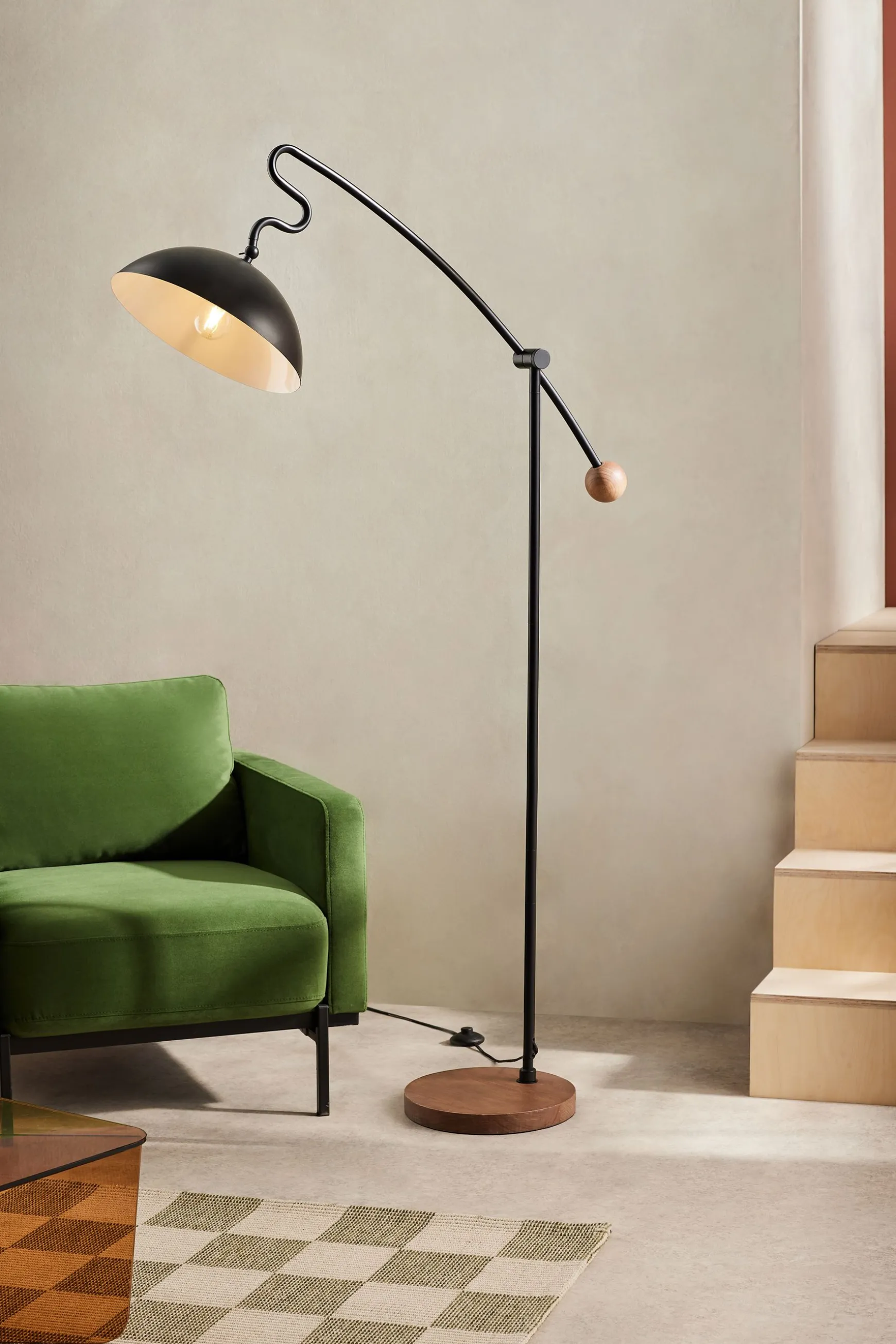 Cheap Avery Floor Lamp Black | Living Room