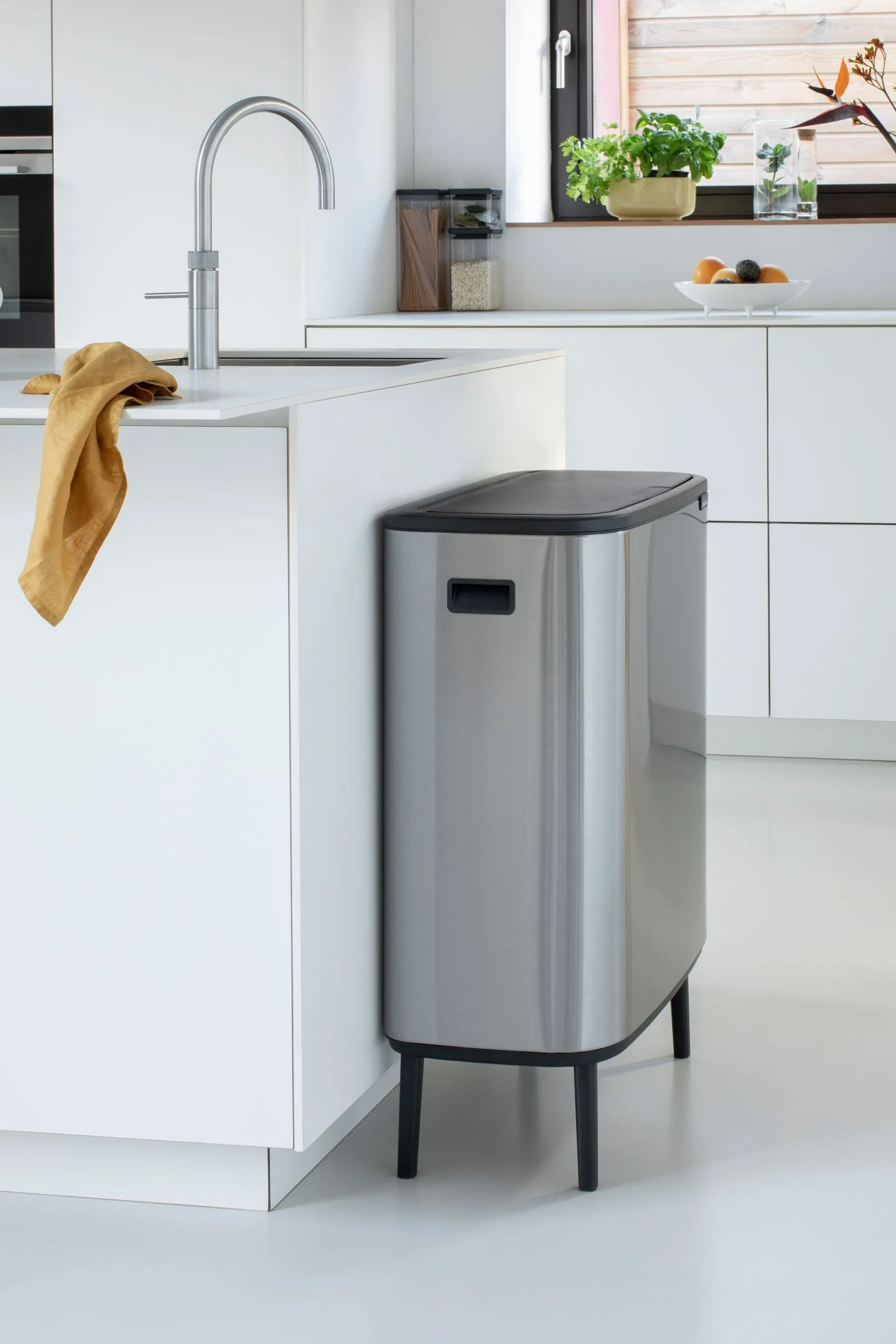 Discount Bo Hi 60L Touch Bin Bins