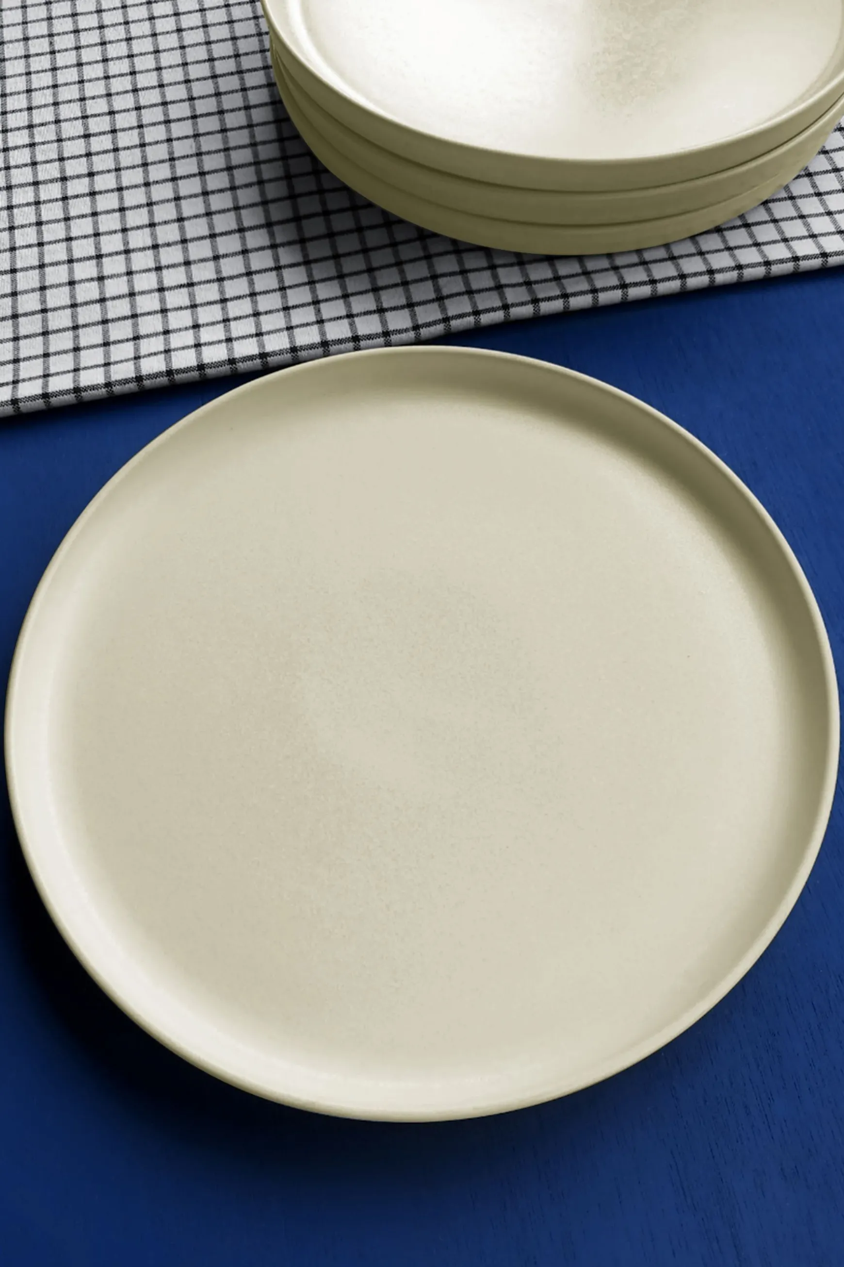 Best Set of 4 LoHo Reactive Glaze Dinner Plates Plates