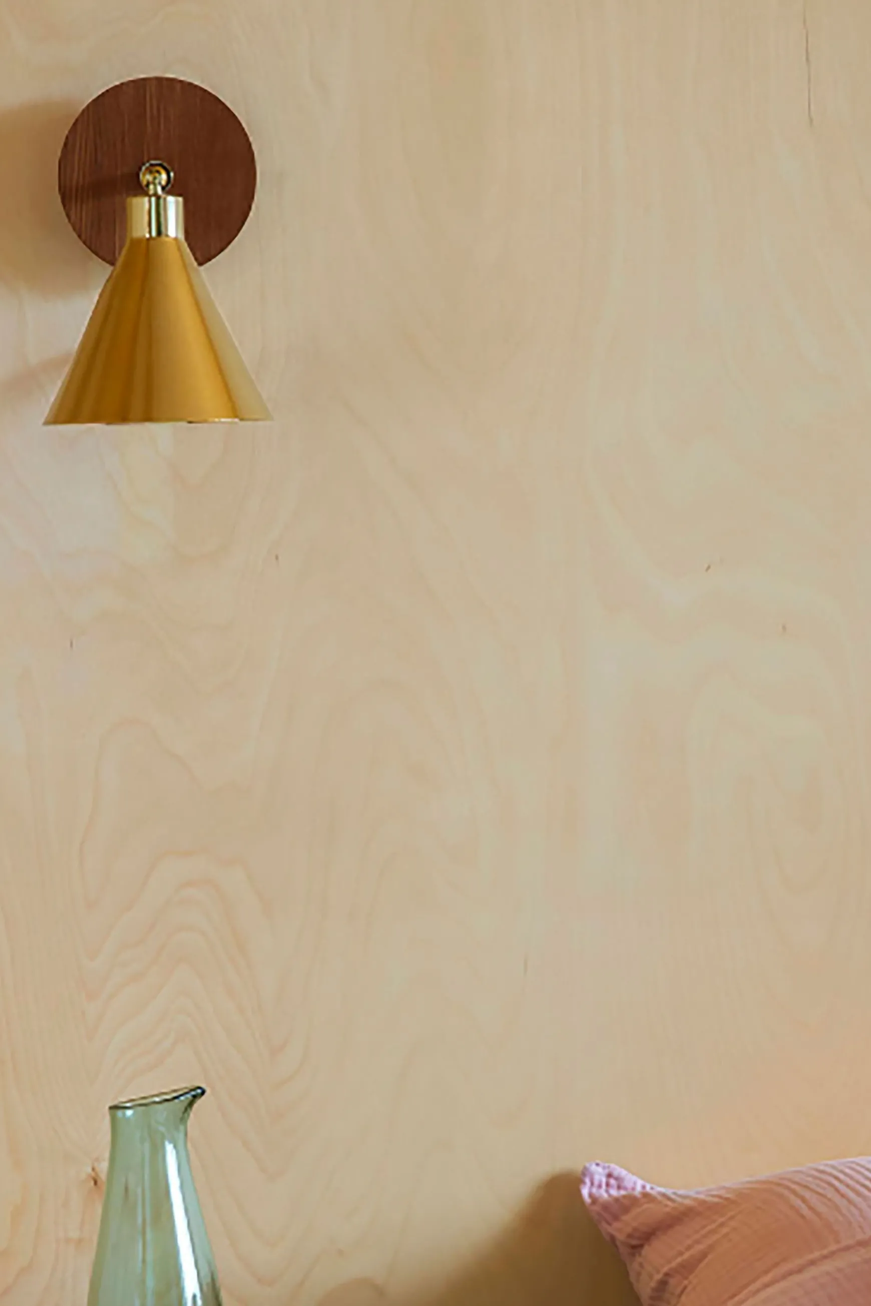 New Cone Wall Light Brass | Wall Lights