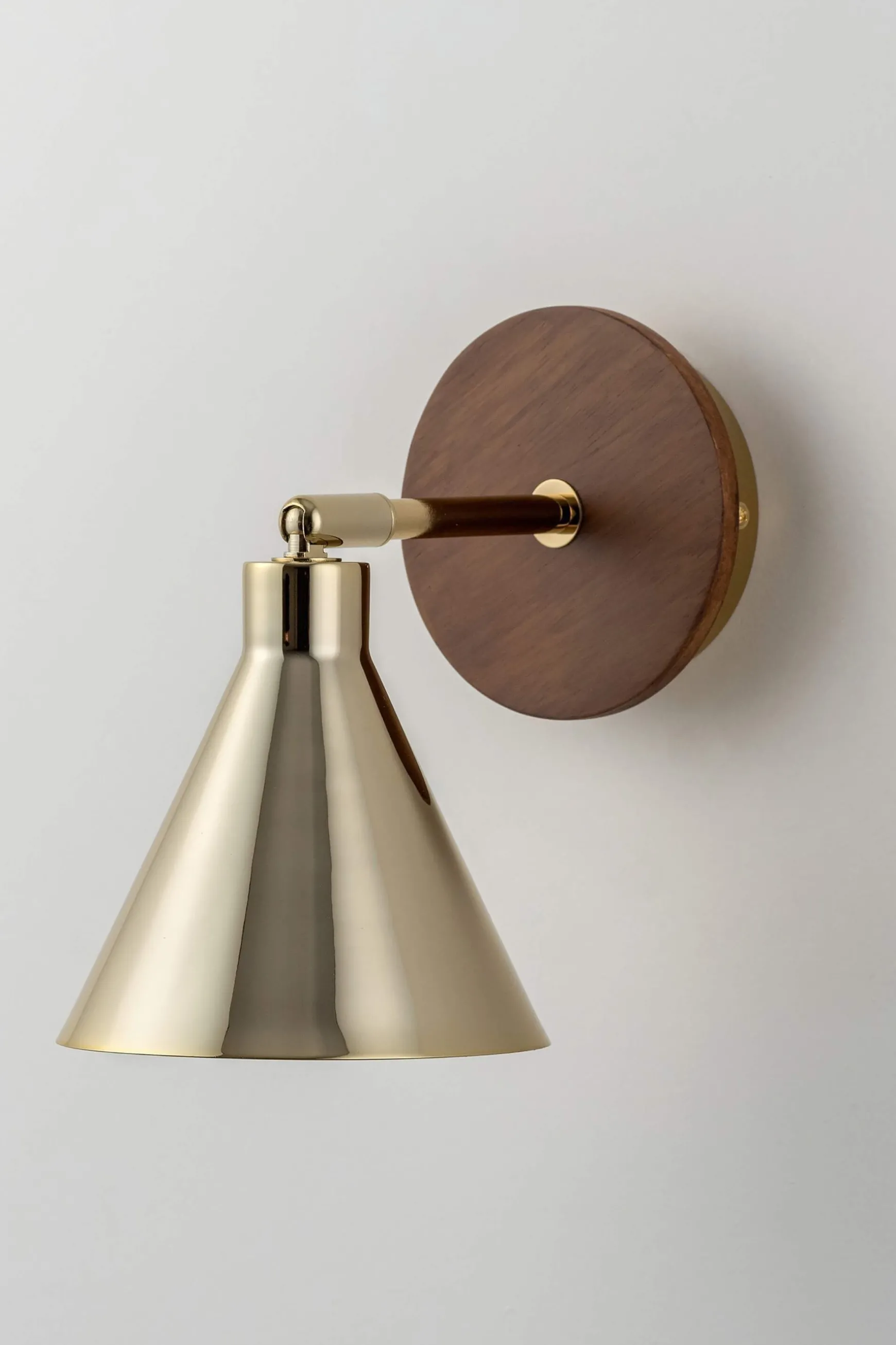 New Cone Wall Light Brass | Wall Lights