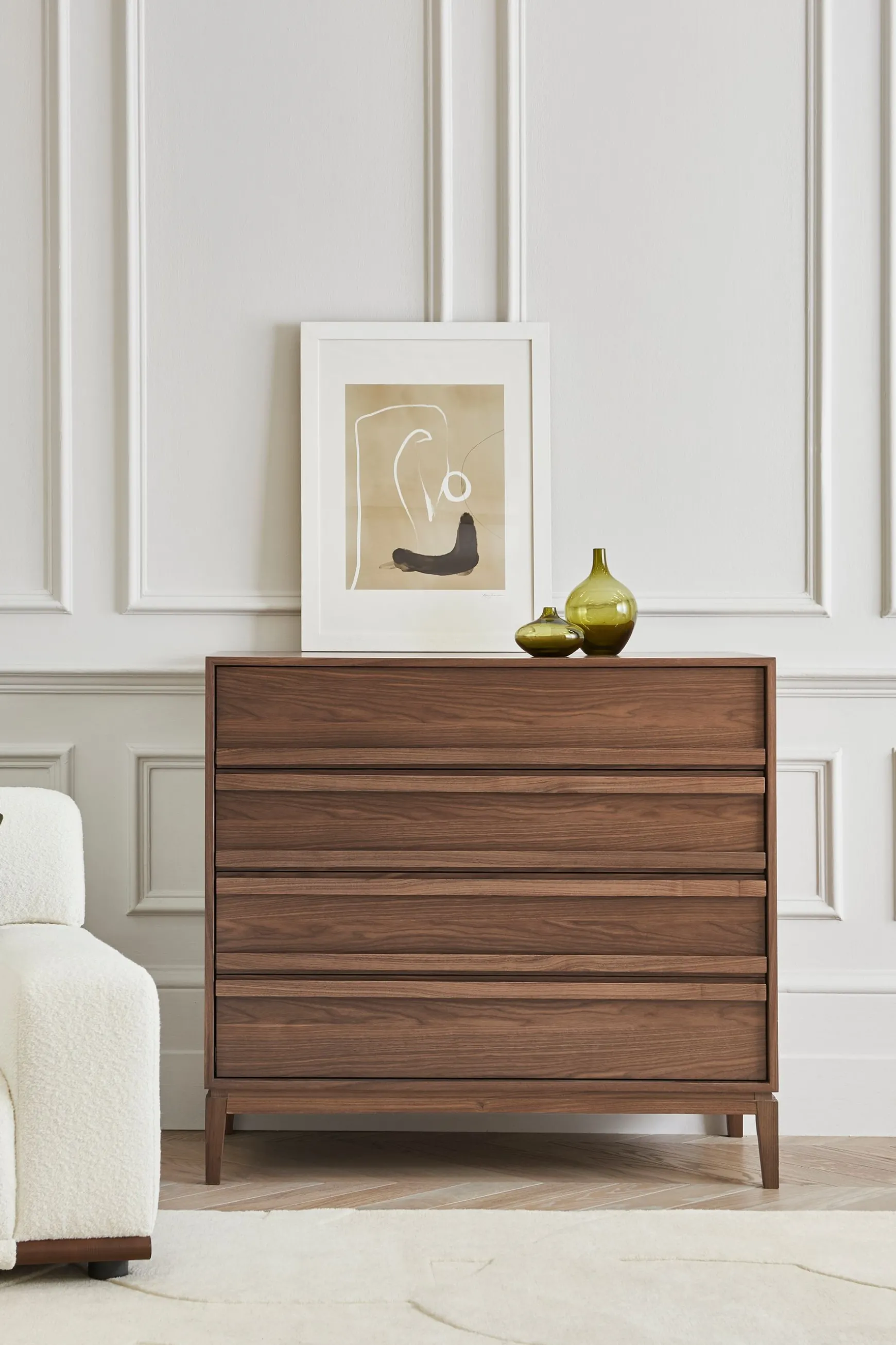 Cheap Belgrave Walnut Chest of Drawers Chest Of Drawers