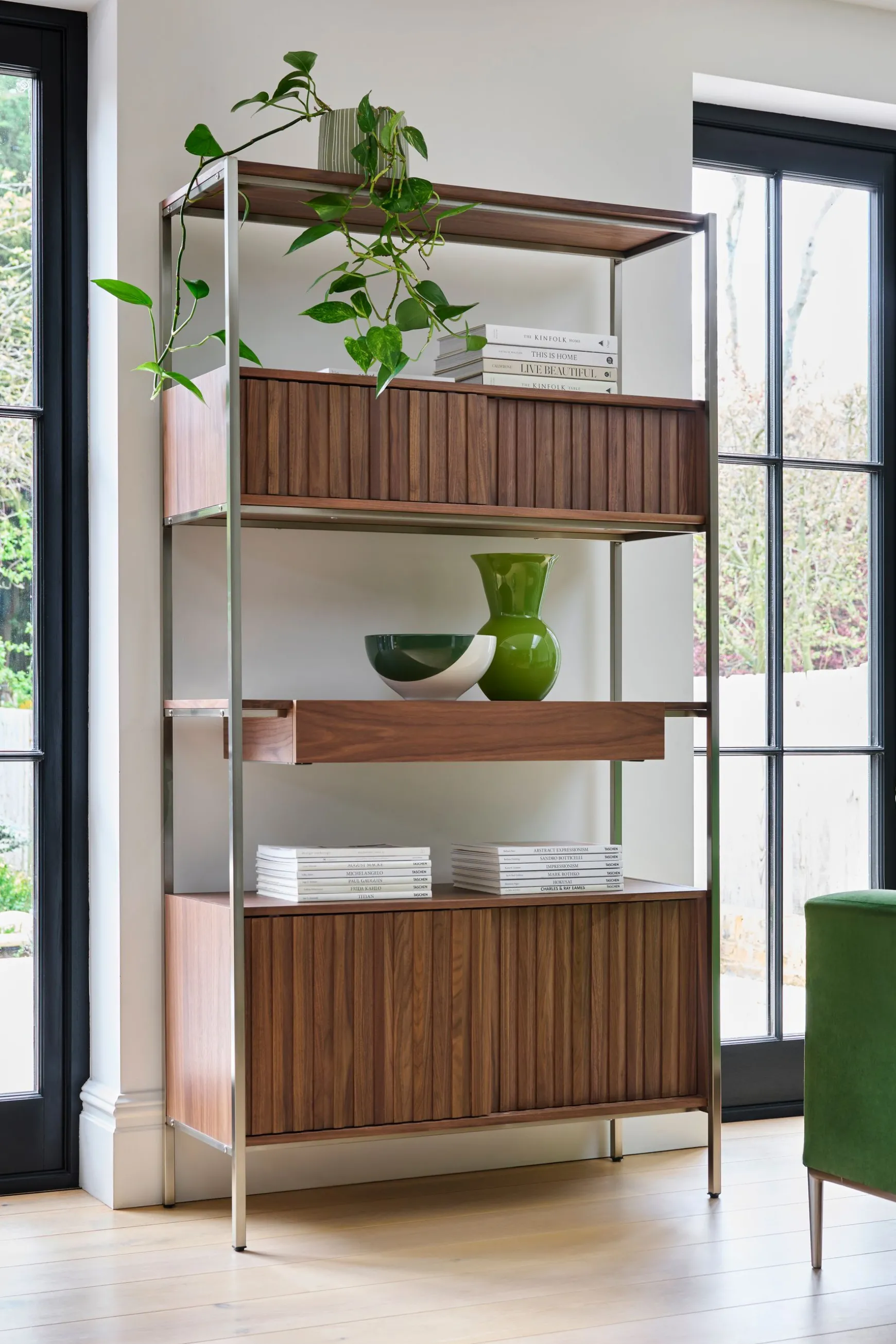 Cheap Belgrave Walnut Shelving Unit Shelves & Bookcases | Shelves & Bookcases