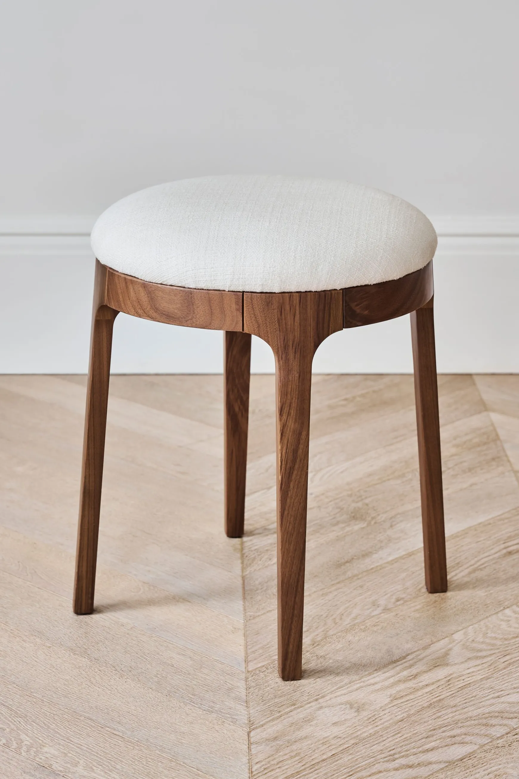 Hot Belgrave Walnut Stool Stools & Ottomans