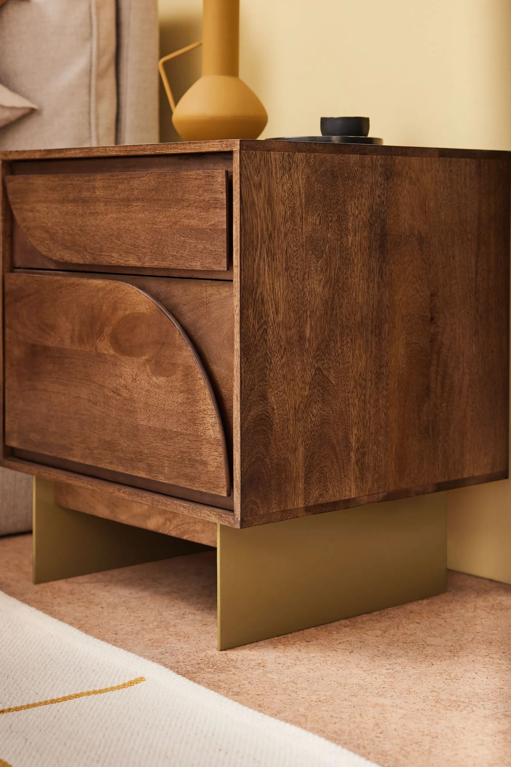 Shop Keala Mango Wood Bedside Table Bedside Tables