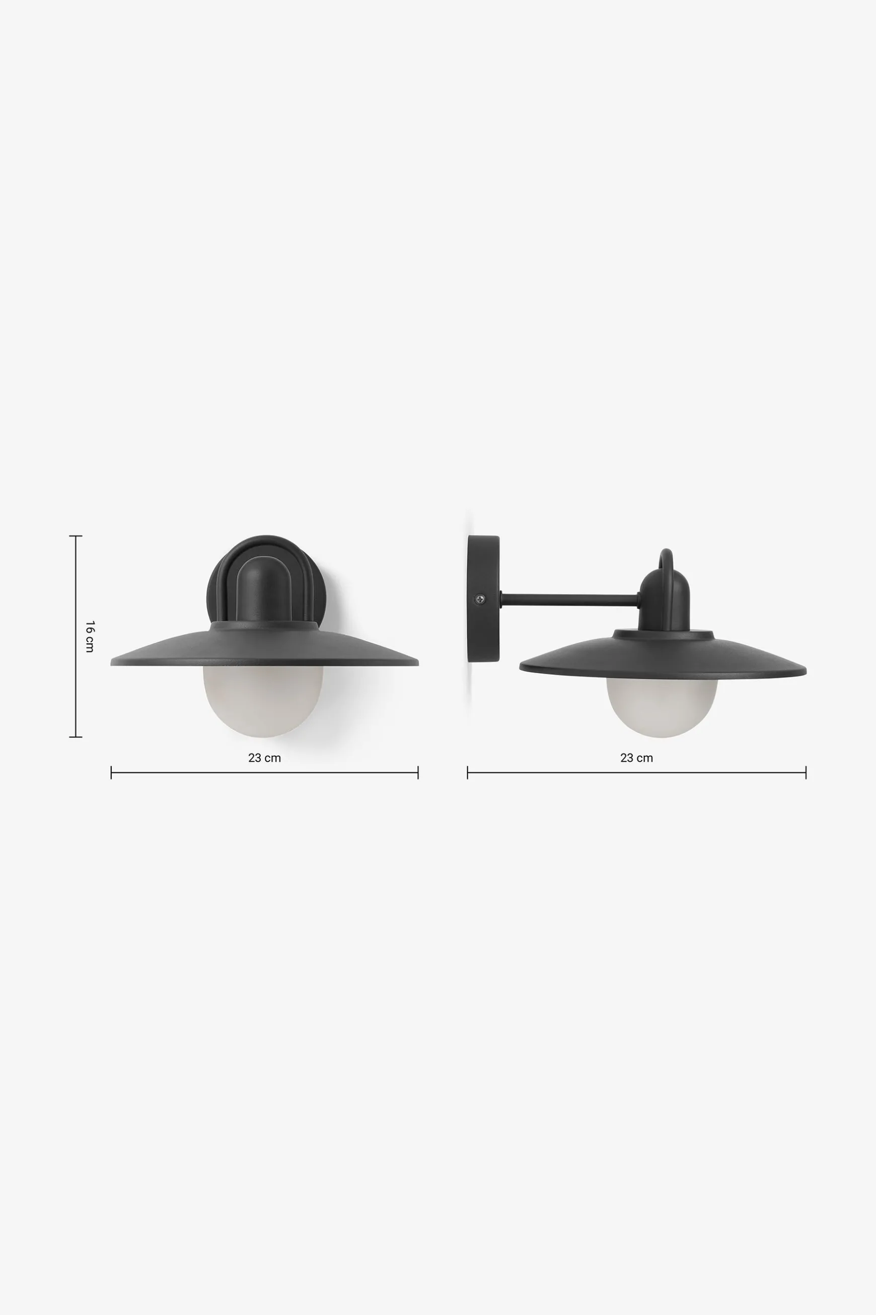 New Kenver Outdoor Wall Light Black | Wall Lights