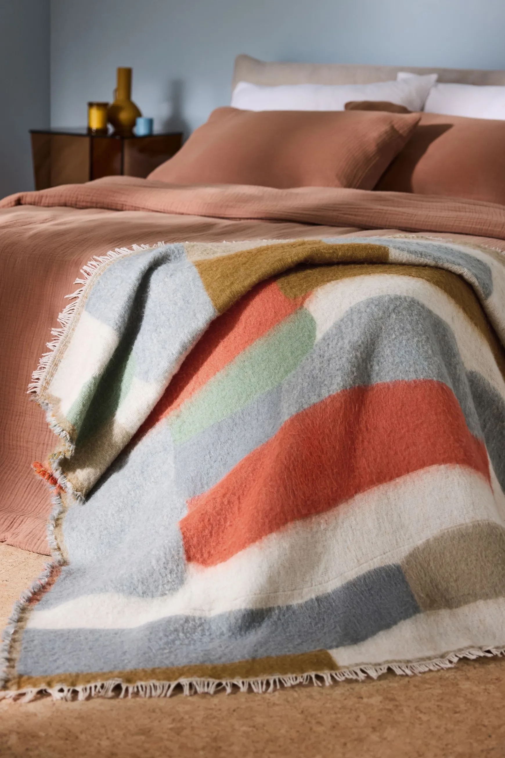 Online Kyla Brushed Throw Wool Throws