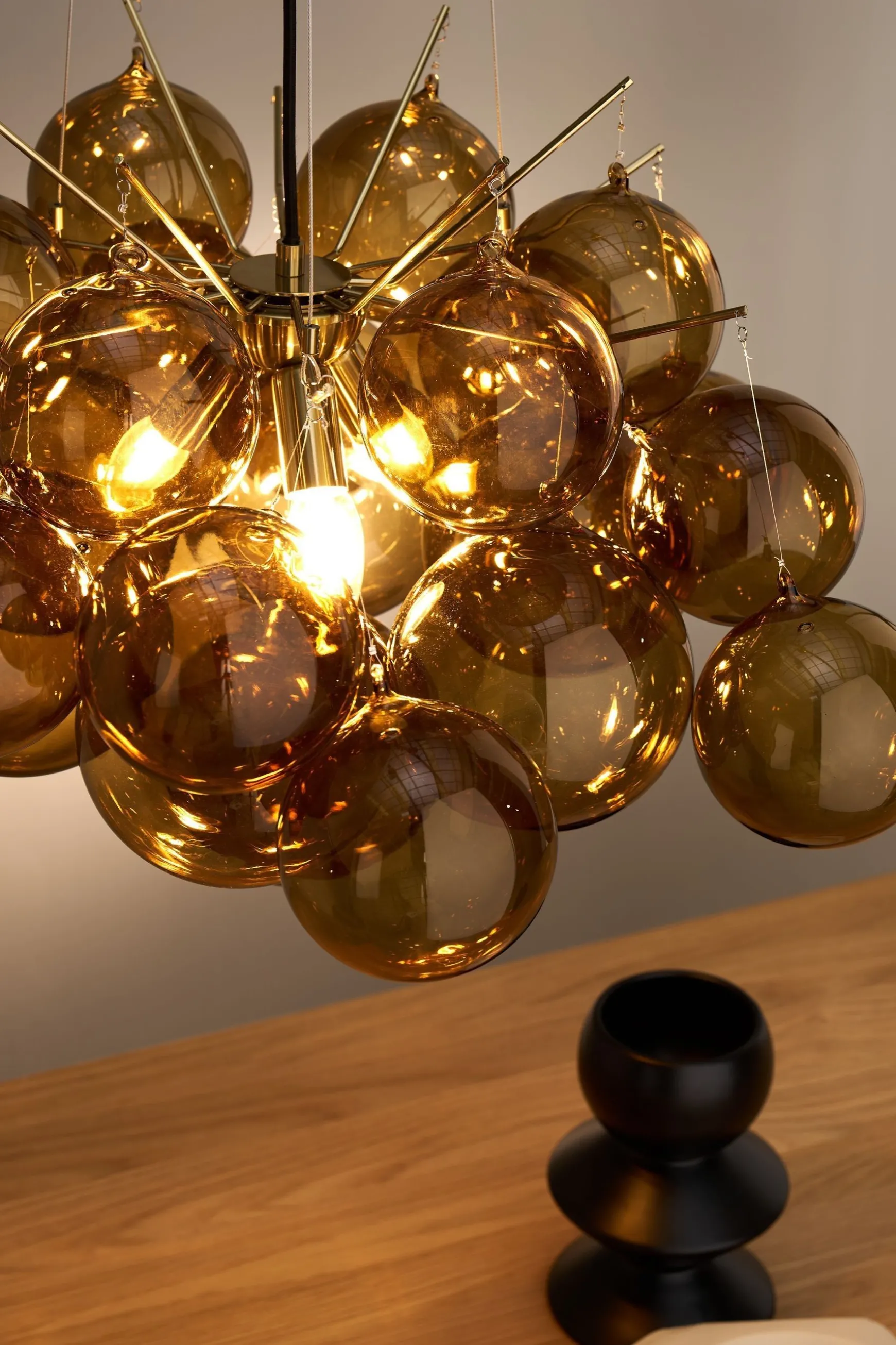 Best Luz Cluster Pendant Ceiling Light Living Room | Copper