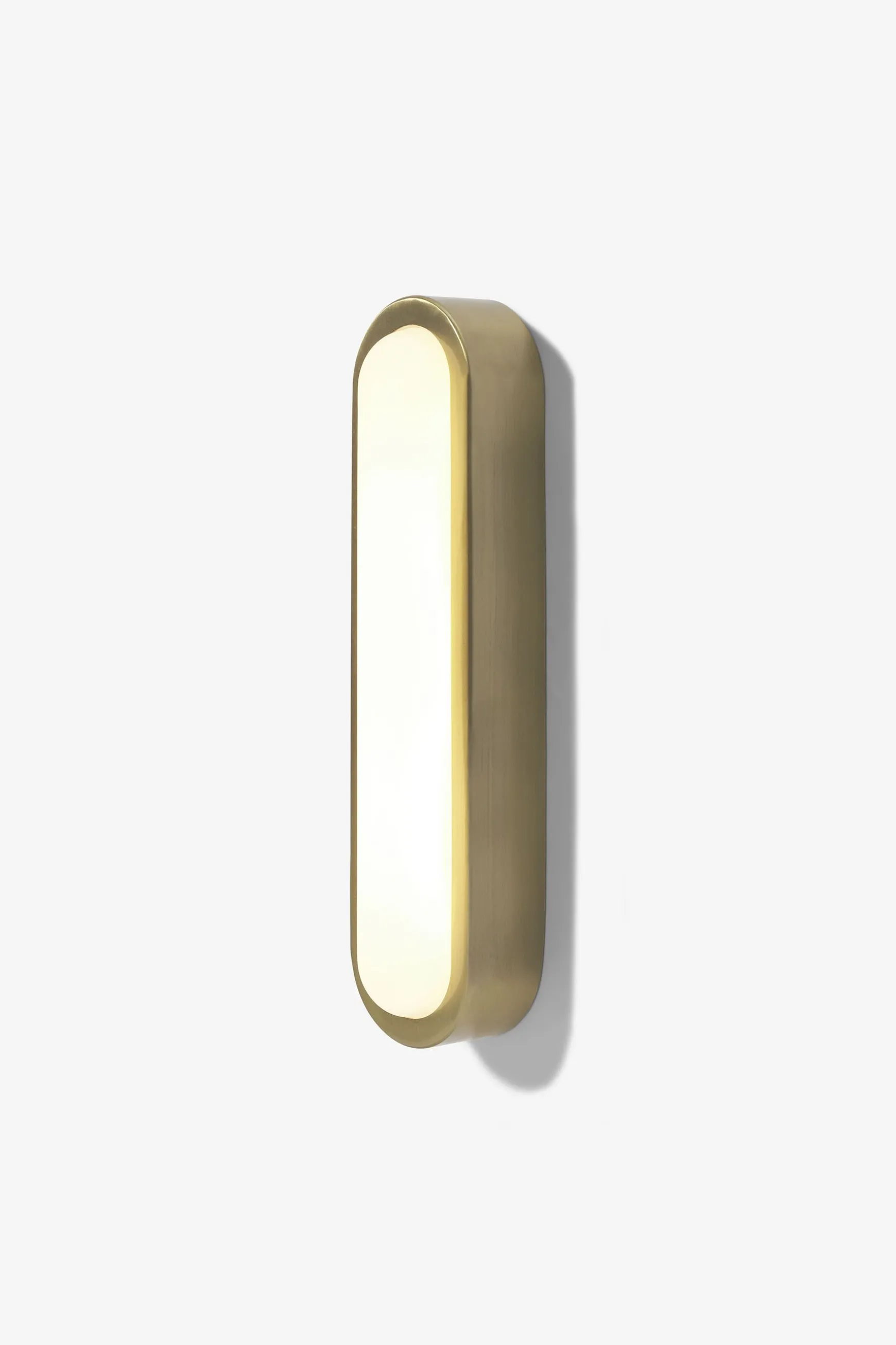 Hot Nura Flush Wall Light Brass | Bathroom