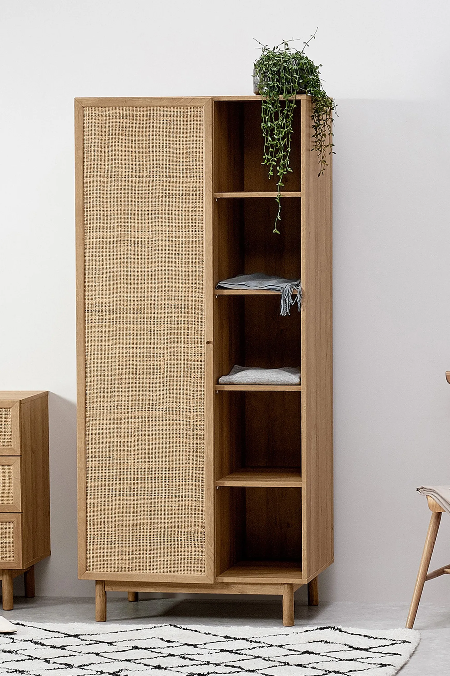 Best Sale Pavia Natural Rattan Wardrobe Wardrobes