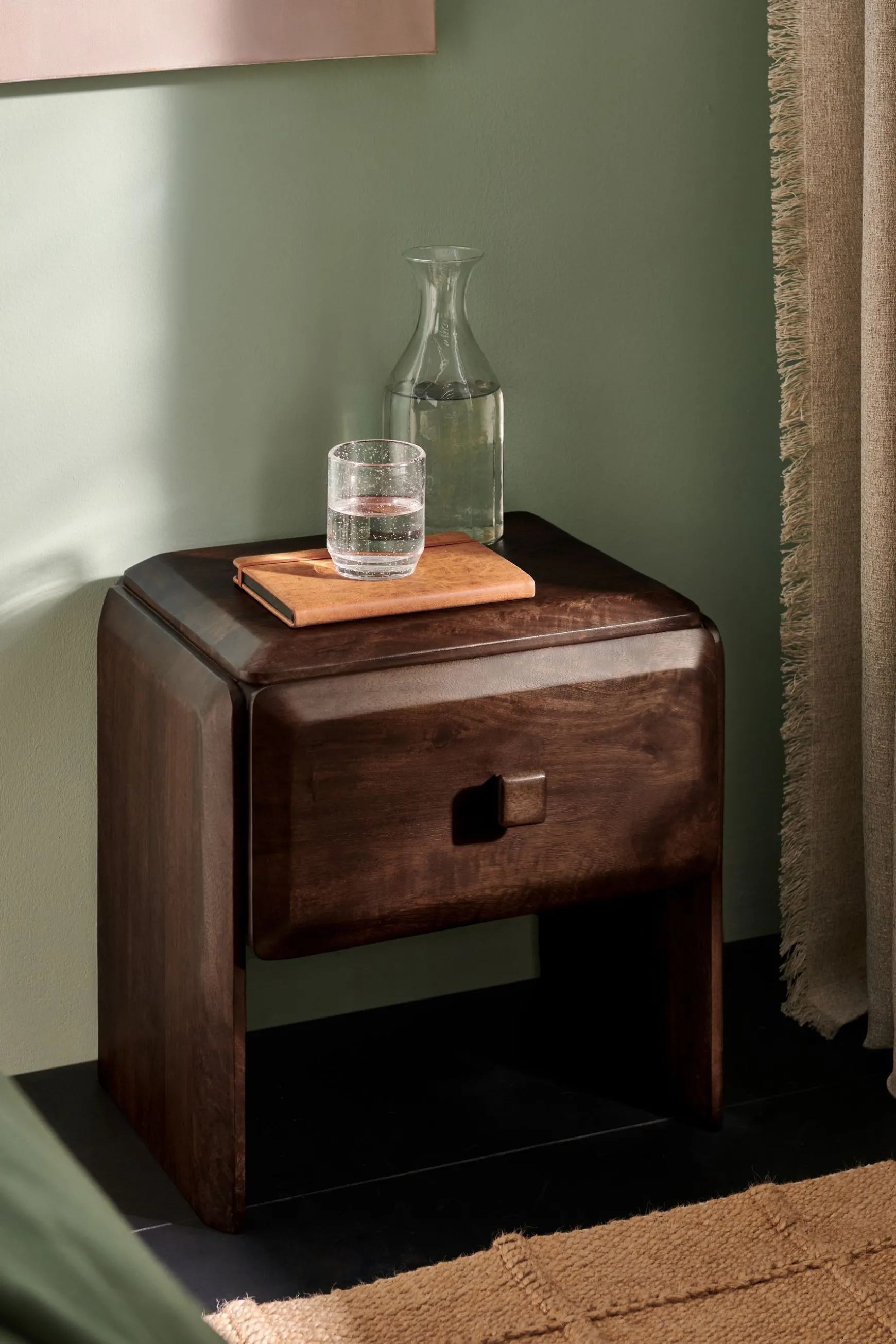 Shop Payton Mango Wood Bedside Table Bedside Tables