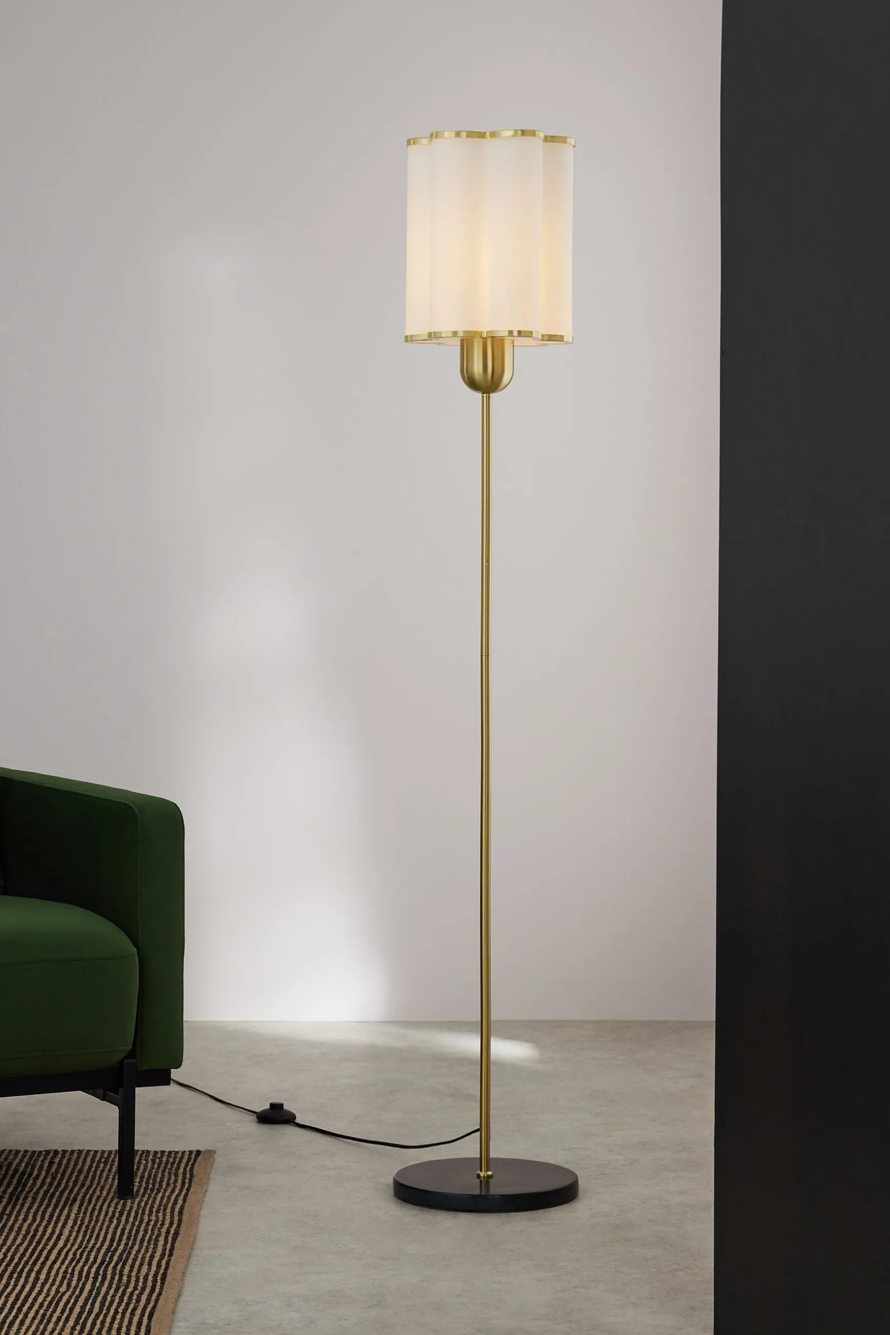 Best Sale Stella Floor Light Brass | Living Room