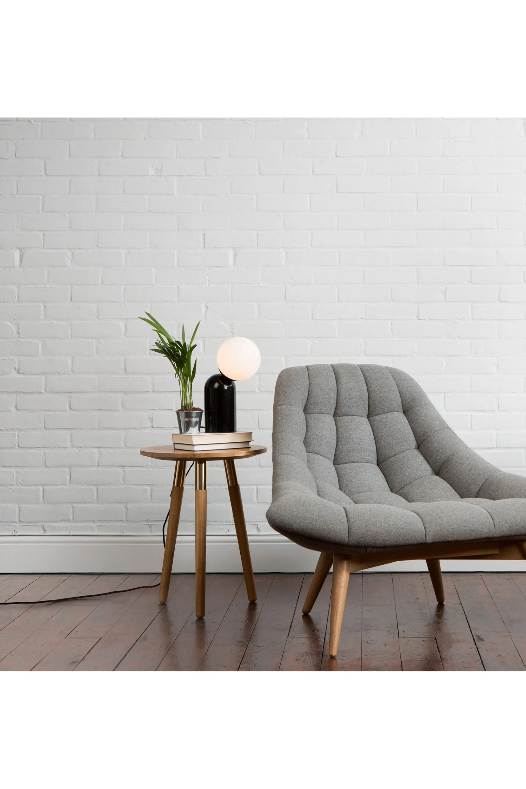 New Vetro Table Lamp Black | Living Room