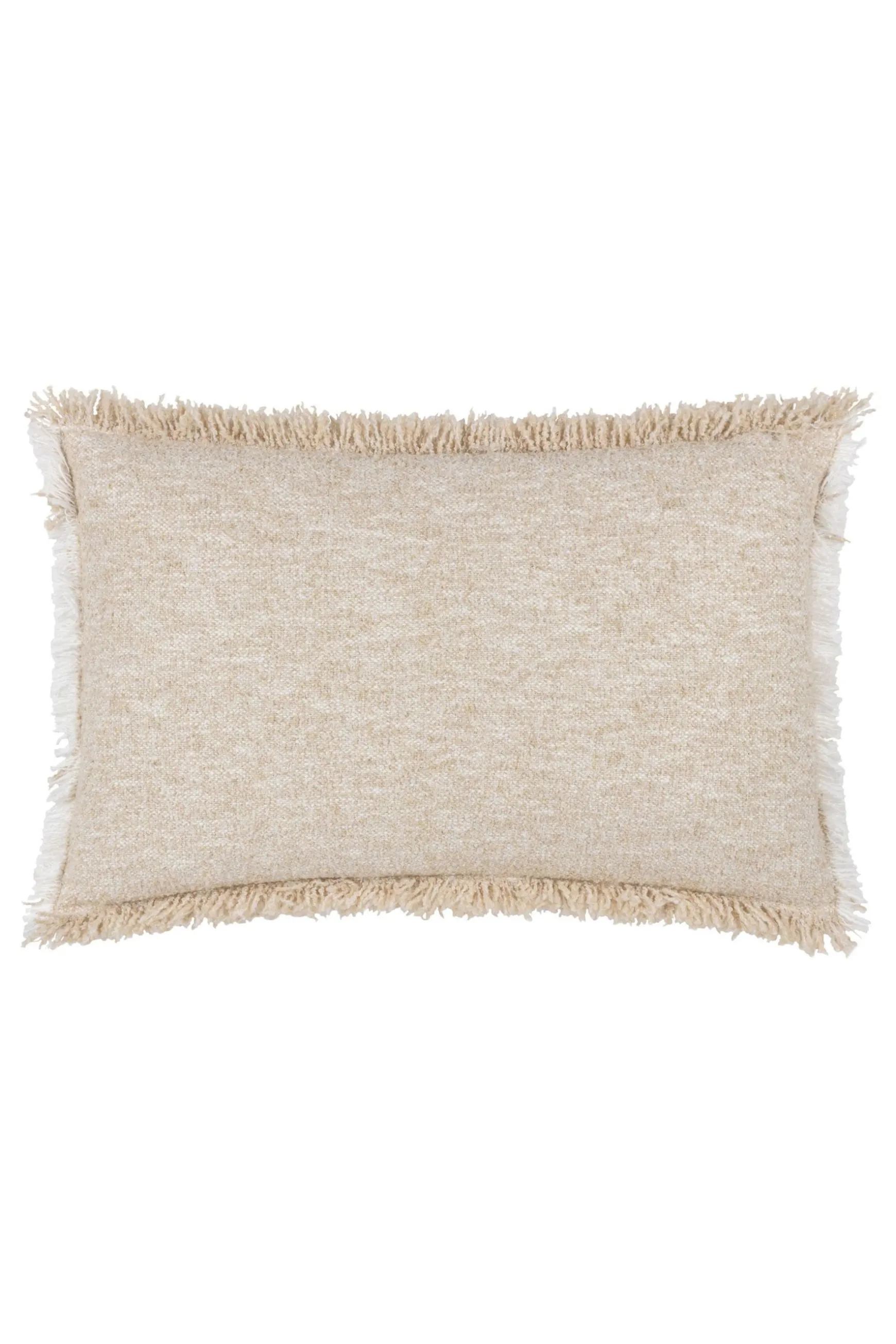 Flash Sale Doze Woven Fringed Feather Filled Cushion Cotton Cushions