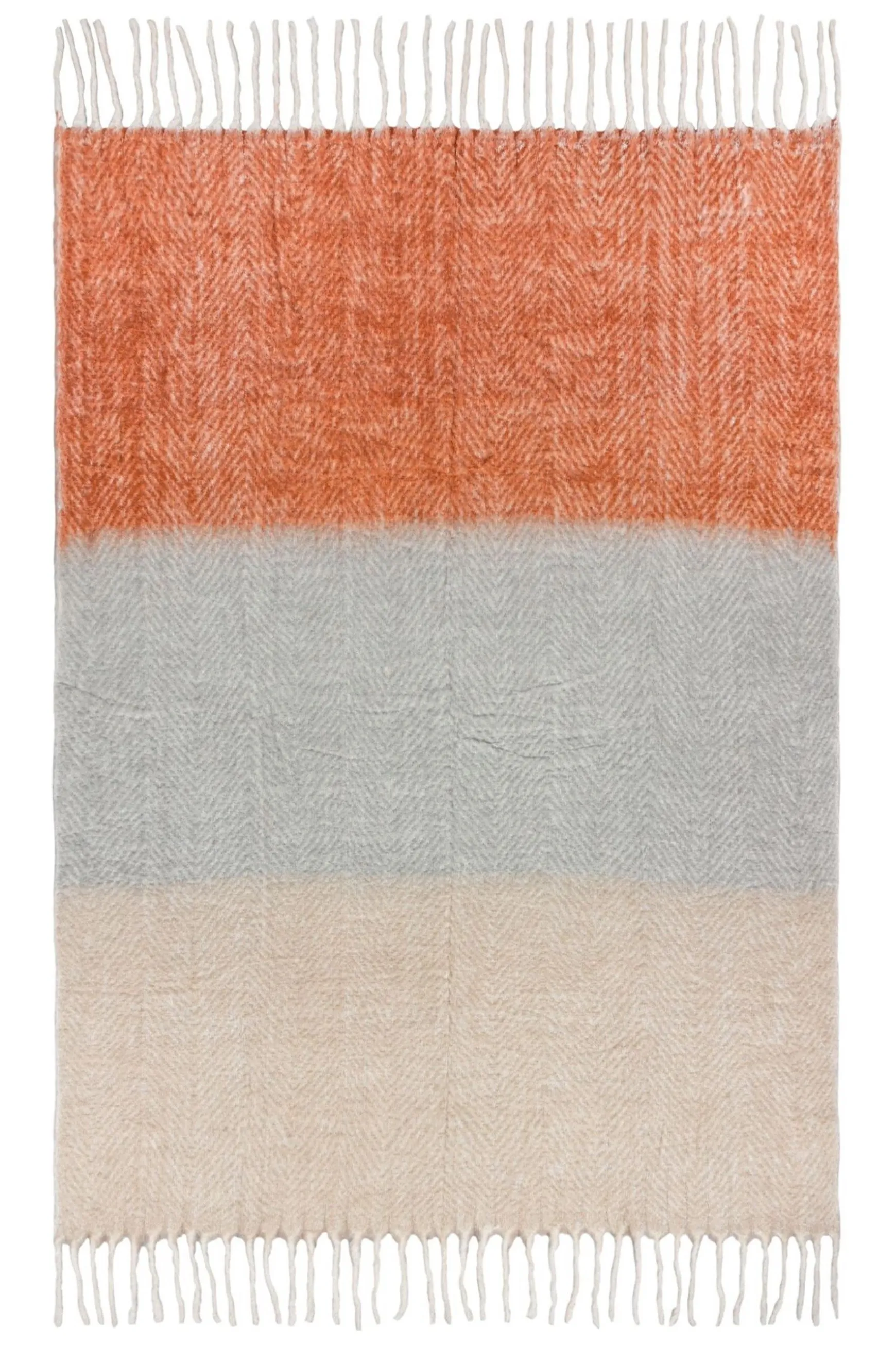 Online Rawton Ombre Herringbone Throw Wool Throws